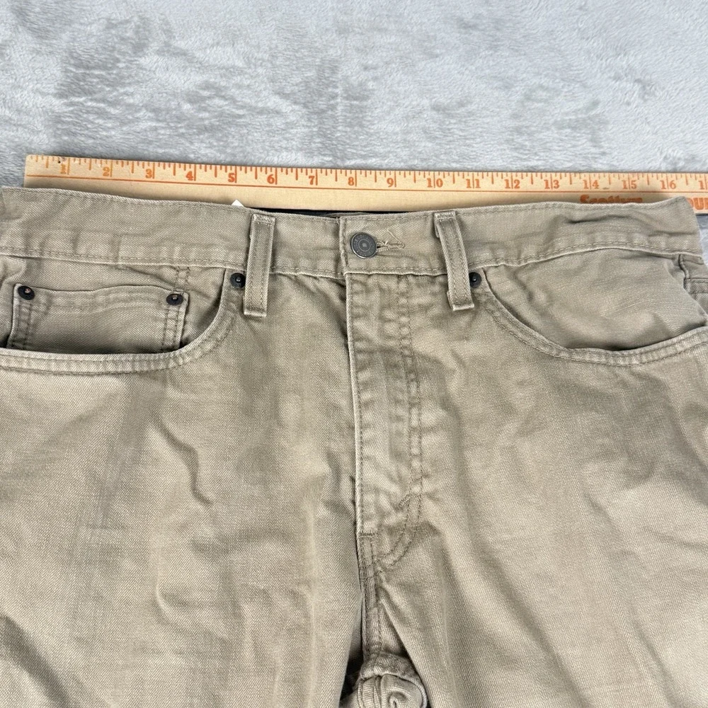 Levi's‎ 559 Relaxed Straight Jeans Mens 34x32 Khaki Tan WaterLess Casual Pants
